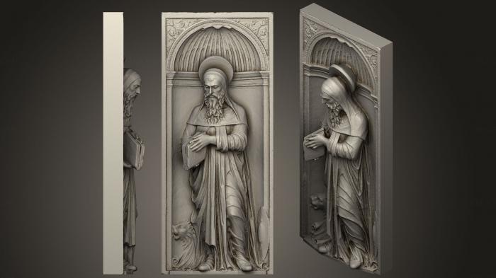High reliefs and bas-reliefs, historical and religious (GRLFH_0510) 3D model for CNC machine